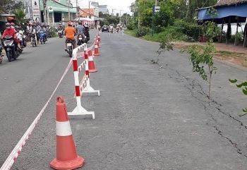 Công điện khẩn yêu cầu khắc phục tình trạng nứt mặt đường ở An Giang