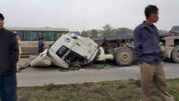 Vĩnh Phúc: Tai nạn liên hoàn, 11 người bị thương