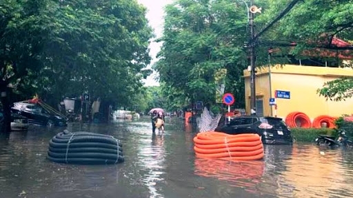 Lý giải tình trạng ngập úng ở Hà Nội