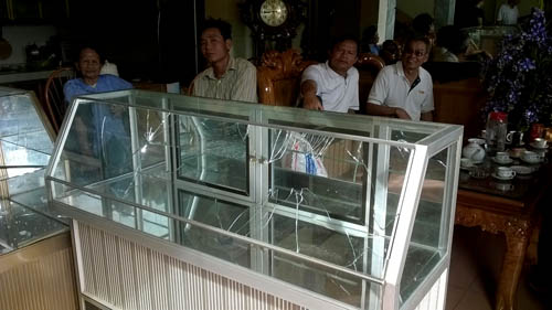 Hà Nam: Tiệm vàng Ngọc Bốn tan hoang sau vụ cướp