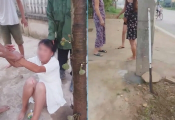 Phú Thọ: Thông tin vụ người phụ nữ nghi bắt cóc trẻ em, chém lại người dân