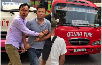 Hai nhà xe Phú Thọ đánh nhau tại Hà Nội