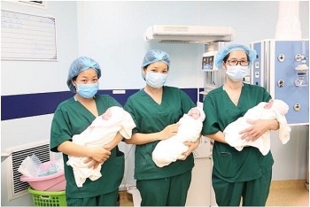 Phú Thọ: Đỡ đẻ thành công cho sản phụ mang tam thai