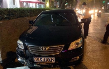 Hà Nội: VFF tạm đình chỉ lái xe biển xanh gây tai nạn