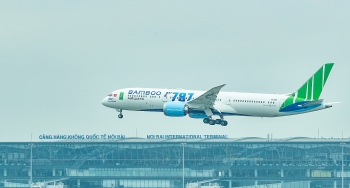 Cận cảnh Boeing 787-9 Dreamliner “Ha Long Bay” - máy bay thân rộng của Bamboo Airways 