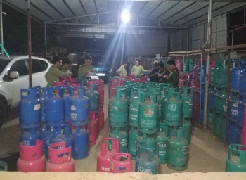 Xử phạt cửa hàng kinh doanh gas nhiều vi phạm ở Ninh Bình