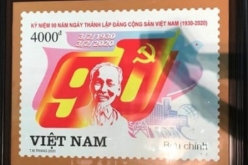 Phát hành bộ tem "Kỷ niệm 90 năm thành lập Đảng Cộng sản Việt Nam"