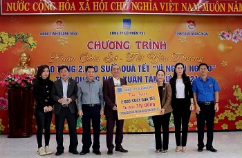 PVI trao tặng 2.000 suất quà “Xuân chia sẻ - Tết yêu thương” tỉnh Quảng Ngãi