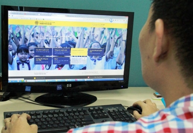 Hà Nội sử dụng phần mềm hỗ trợ tuyển sinh trực tuyến các lớp đầu cấp