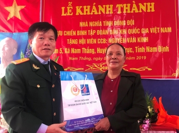 Hội CCB Tập đoàn trao nhà “Nghĩa tình đồng đội” tại Nam Định
