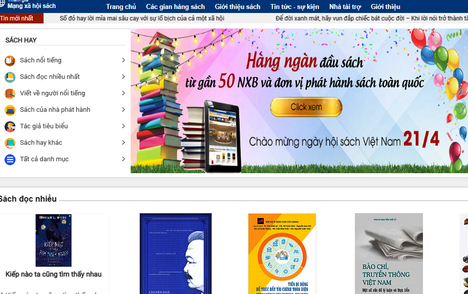 Hội sách trực tuyến quốc gia chào mừng Ngày Sách Việt Nam