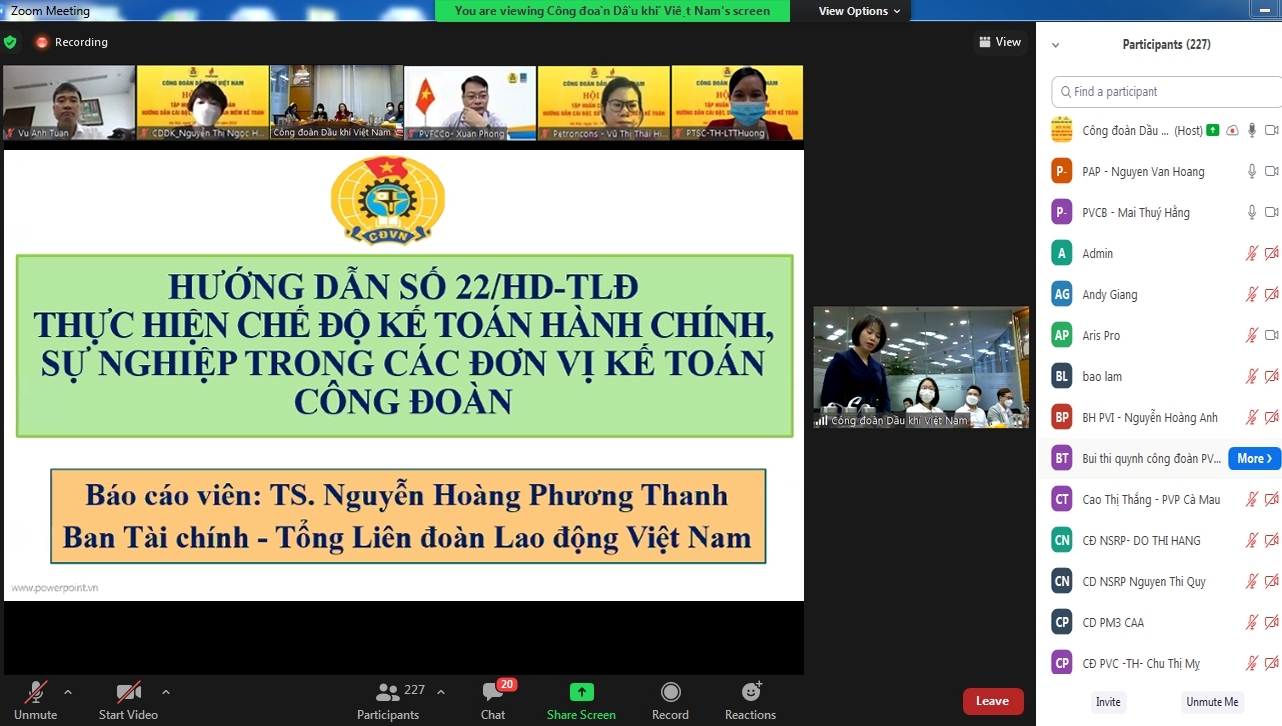 CĐ DKVN tập huấn chế độ kế toán và hướng dẫn cài đặt, sử dụng phần mềm kế toán