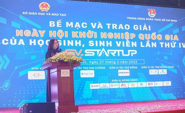 Học sinh Vĩnh Phúc giành giải Nhất thi ý tưởng khởi nghiệp - SV Startup 2022