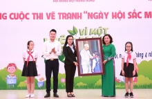 phat dong cuoc thi ve tranh thanh pho xanh tuong lai cho hoc sinh tieu hoc thu do