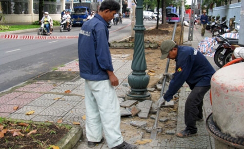 ha noi gan 300 tuyen duong se duoc cai tao lai via he