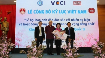 Xác lập kỷ lục Việt Nam cho lễ hội hoa anh đào Nhật Bản - Hà Nội