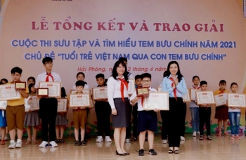 Học sinh lớp 4 đạt giải Đặc biệt cuộc thi về tem bưu chính 2021