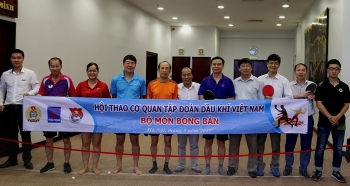 Kết quả Hội thao Cơ quan Tập đoàn lần thứ I: Môn bóng bàn