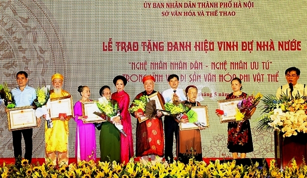 Hà Nội: 44 nghệ nhân được nhận danh hiệu Nghệ nhân nhân dân, Nghệ nhân ưu tú 2019