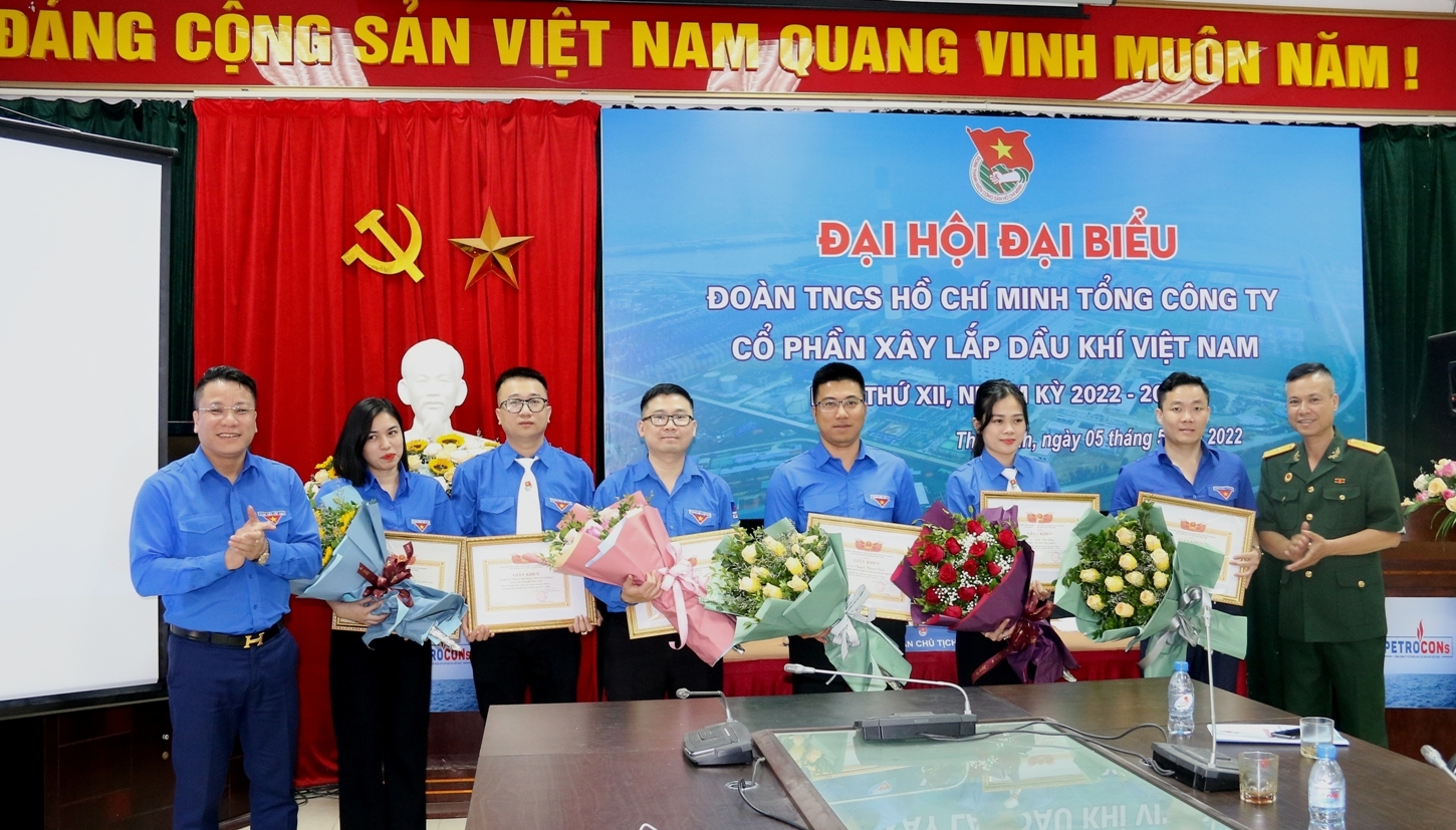 Đoàn PETROCONs tổ chức thành công Đại hội Đại biểu lần thứ XII, nhiệm kỳ 2022 - 2027