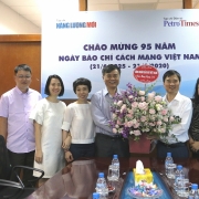CĐ DKVN chúc mừng Tạp chí Năng lượng Mới - PetroTimes nhân Ngày Báo chí Cách mạng Việt Nam