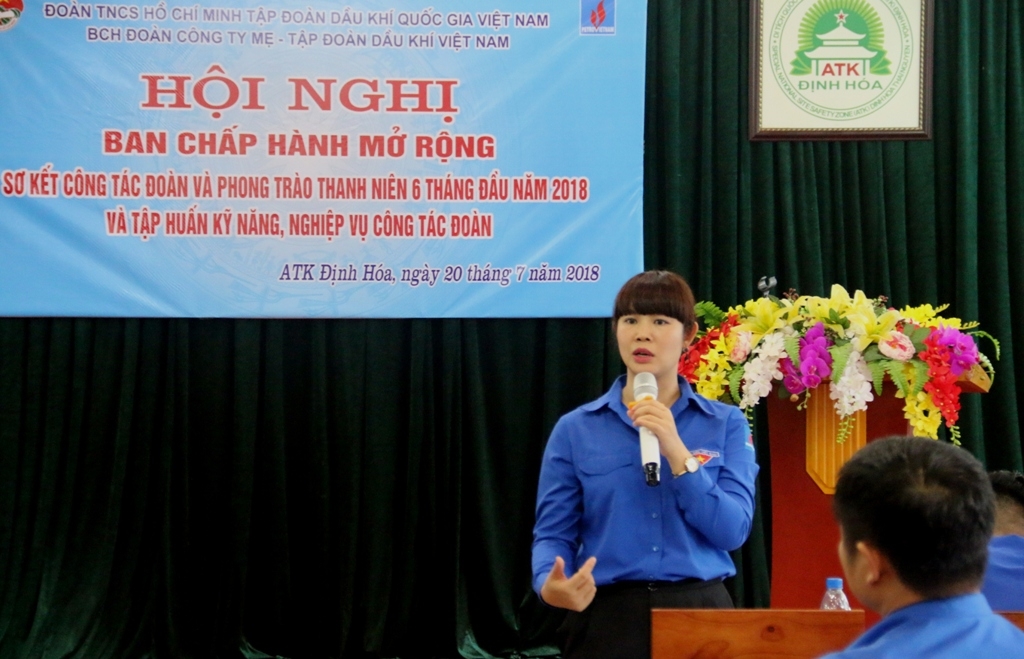 doan thanh nien cong ty me pvn tap huan ky nang nghiep vu cong tac doan