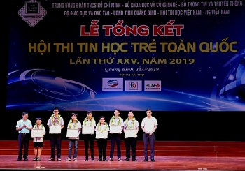 Trao 7 giải Nhất Hội thi Tin học trẻ toàn quốc lần thứ XXV, năm 2019