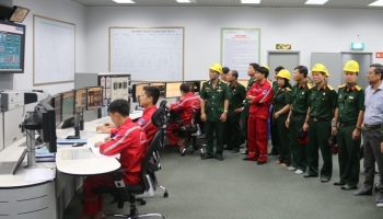 Hội CCB Tập đoàn thăm và làm việc tại Nhà máy Nhiệt điện Vũng Áng 1