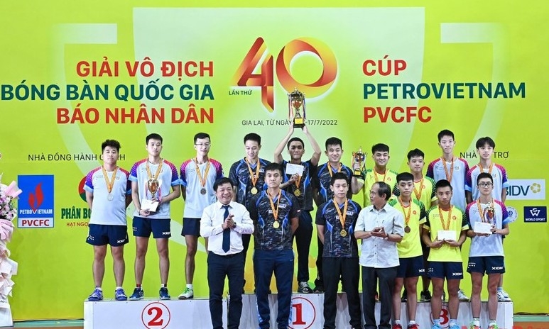 Bế mạc Giải bóng bàn tranh cúp Petrovietnam - PVCFC 2022
