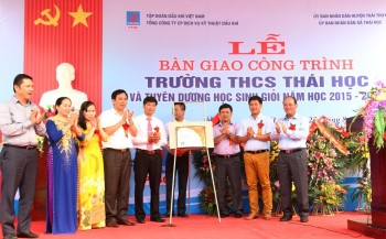 PTSC khánh thành và bàn giao công trình trường học tại Thái Bình