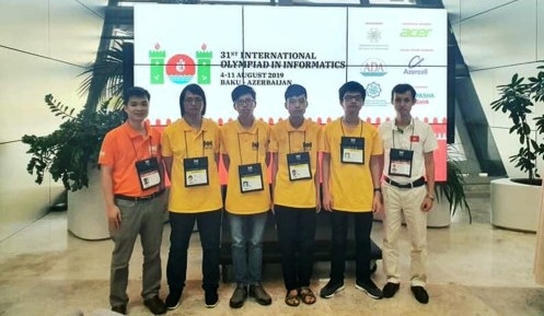 Việt Nam giành 2 huy chương Vàng Olympic Tin học quốc tế 2019