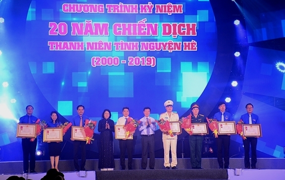 gan 70 trieu luot thanh nien tham gia tinh nguyen suot 20 nam qua