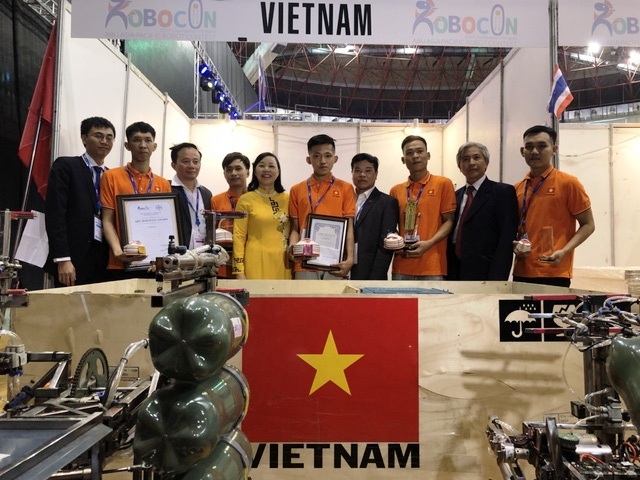 Việt Nam đoạt giải Ba cuộc thi Sáng tạo Robot châu Á - Thái Bình Dương 2019