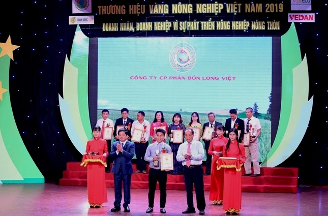 Tôn vinh “Thương hiệu vàng nông nghiệp Việt Nam” năm 2019