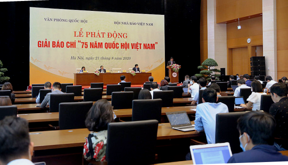 Phát động Giải báo chí "75 năm Quốc hội Việt Nam”