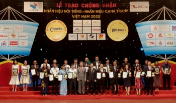 Hơn 100 doanh nghiệp nhận nhãn hiệu nổi tiếng - nhãn hiệu cạnh tranh Việt Nam 2020
