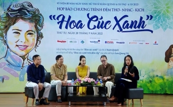 Đêm thơ - nhạc - kịch "Hoa cúc xanh" tưởng nhớ thi sĩ Xuân Quỳnh