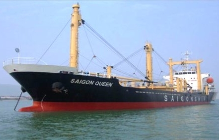 Tàu Saigon Queen chìm ở Ấn Độ Dương