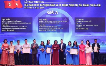 Hà Nội: Trao 6 giải A báo chí về xây dựng Đảng và phát triển văn hóa
