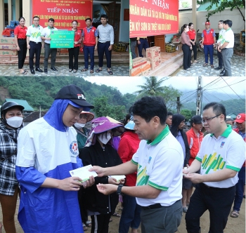 PVFCCo chia sẻ với đồng bào vùng lũ Kỳ Sơn, Nghệ An