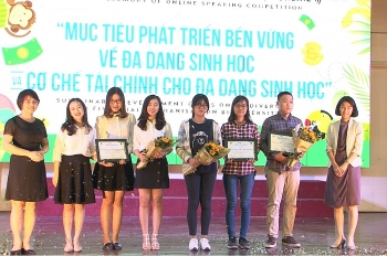 Trao giải cuộc thi hùng biện online về đa dạng sinh học Việt Nam