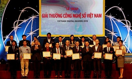 34 don vi doanh nghiep gianh giai thuong cong nghe so viet nam 2018