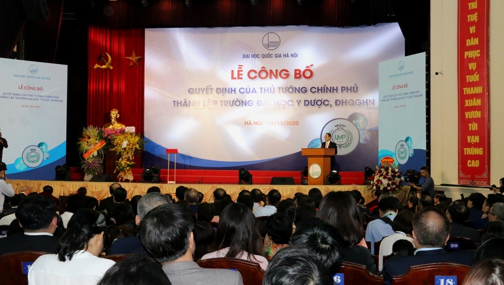 Ra mắt Trường ĐH Y Dược trực thuộc Đại học Quốc gia Hà Nội