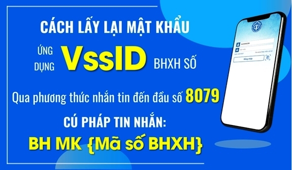 Cách lấy lại mật khẩu đăng nhập ứng dụng VssID