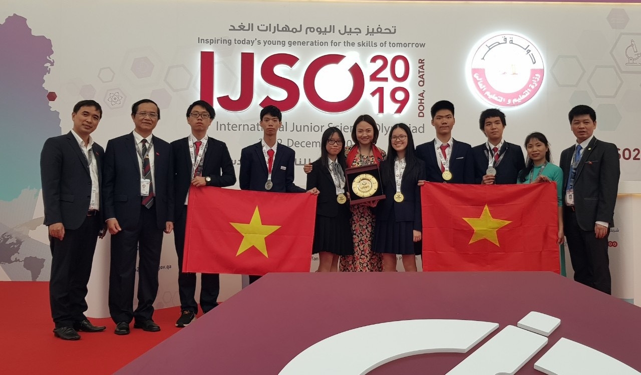 Việt Nam giành 6 huy chương Olympic Khoa học trẻ quốc tế 2019