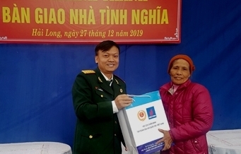 Hội CCB Tập đoàn trao nhà “Nghĩa tình đồng đội” cho gia đình liệt sĩ tại Nam Định