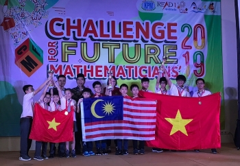 Học sinh Việt Nam giành Nhất toàn đoàn cuộc thi "Thử thách nhà Toán học tương lai"