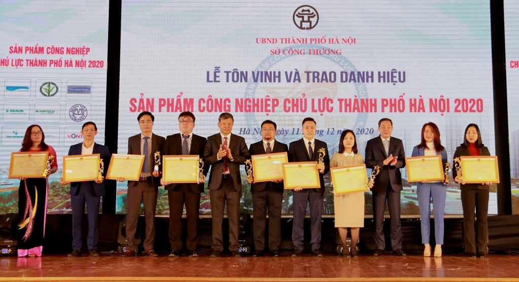 Hà Nội: Tôn vinh 36 sản phẩm công nghiệp chủ lực năm 2020
