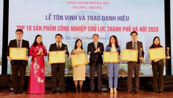 Hà Nội: Tôn vinh 36 sản phẩm công nghiệp chủ lực năm 2020