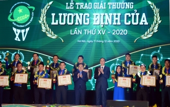 56 nhà nông trẻ nhận Giải thưởng Lương Định Của lần thứ XV
